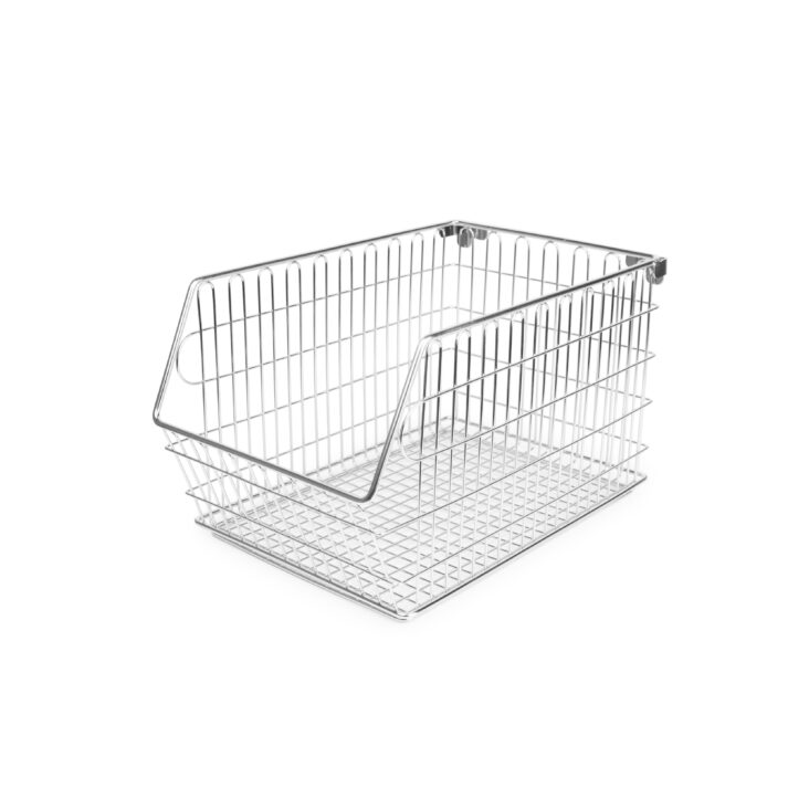 Open Front Wire Basket