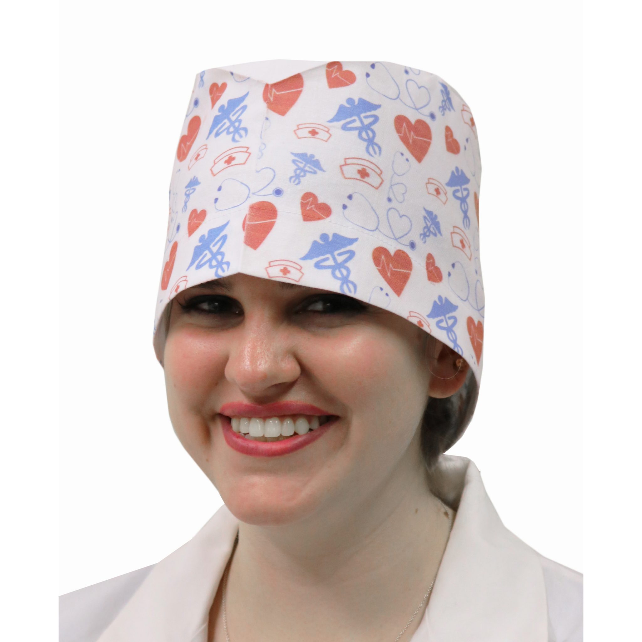 Protective Equipment CustomPrinted Cotton Scrub Hats Healthmark Industries