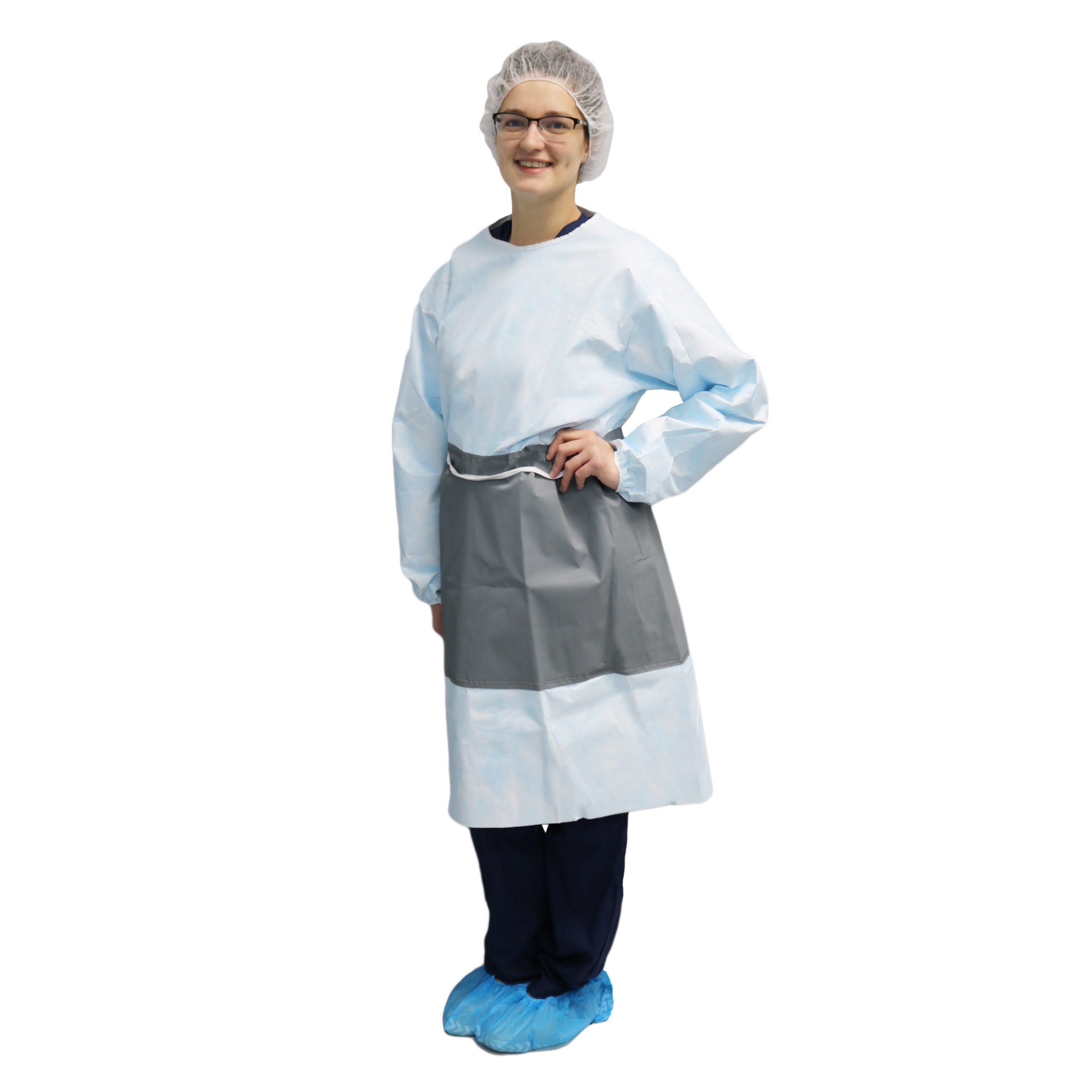 Antimicrobial Medical Gown Round Collar (2624A)