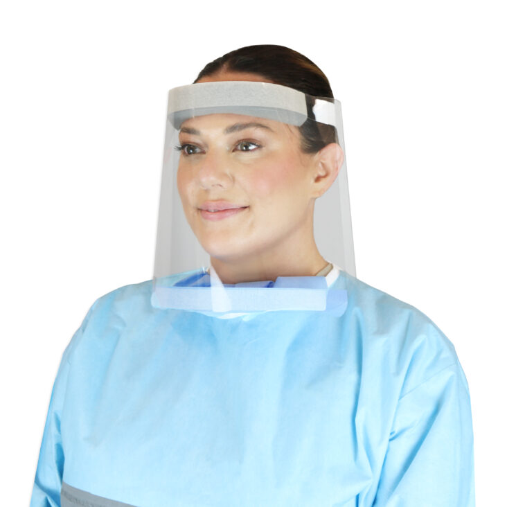 Face Shield with Drape