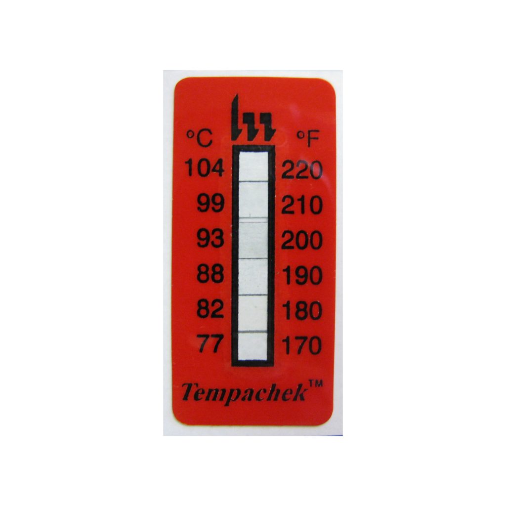 Cleaning Verification TempaChek™LC2 Liquid Crystal Thermometer
