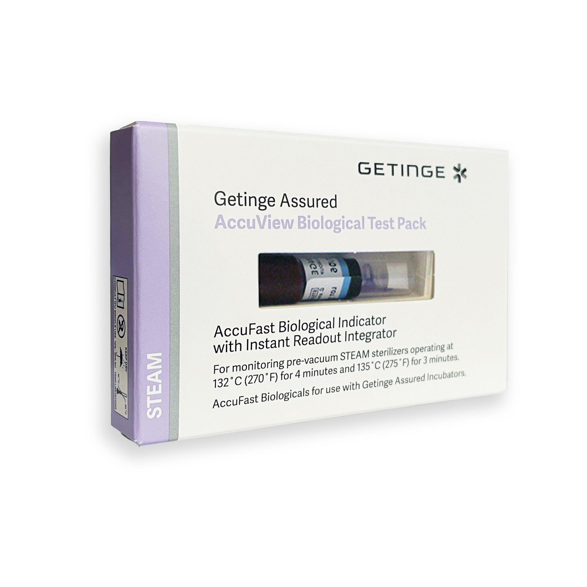Sterilization Products Getinge Assured AccuView Biological Test Pack